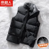Мужской демисезонный жилет с пухом, утепленный удерживающий тепло пуховик, мужская куртка