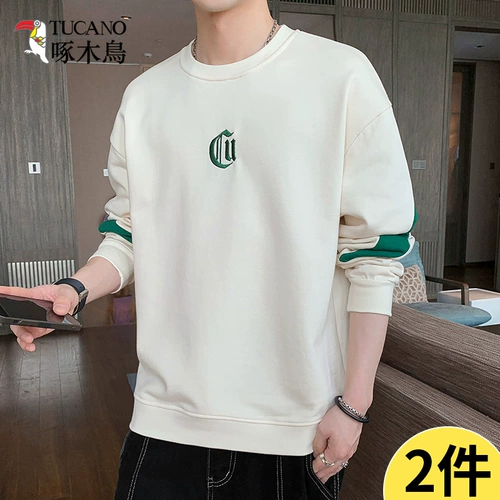 Мужской осенний демисезонный лонгслив, утепленная базовая приятная телу утепленная толстовка