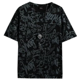 Летняя футболка с коротким рукавом, оверсайз