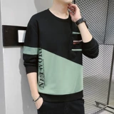 Мужская осенняя толстовка, утепленная приятная телу утепленный лонгслив, оверсайз