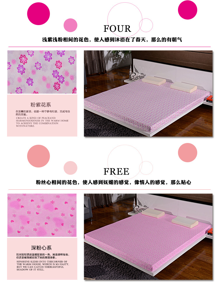 Miễn phí vận chuyển mật độ cao bọt dày nệm đơn hoặc kép ký túc xá với custom-made nệm 0,9 1,5 1,8 - Nệm đệm 1m2