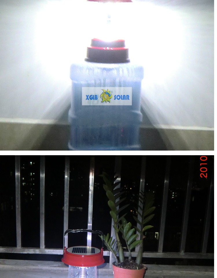 Solar Lantern Portable Light có thể sạc lại Solar Light Home Trong nhà Chiếu sáng ngoài trời Lều cắm trại ngoài trời đèn pin tia laser