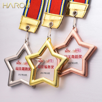 Medals Customized Games Medals Metal listing to make childrens gold medal championship medals commemorative cards