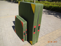 Soft Sponge Gymnastics Mat Canvas Dance Training Cushion Sponge Cushion Supine Cushion Yoga Gymnastic Folding Cushion