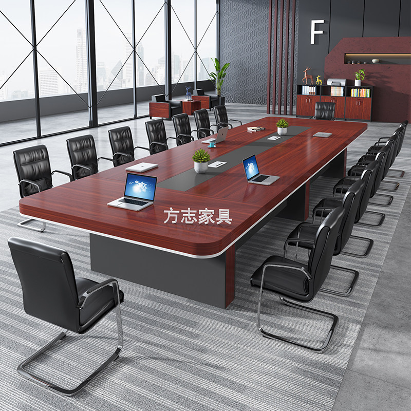 Conference table long table simple modern long table large negotiation table chair combination workbench training desk office furniture