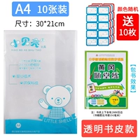 Прозрачная модель A4 (большая)/дать 10 наклеек имен