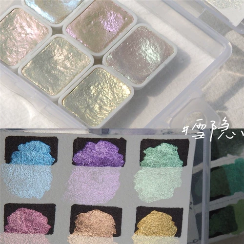 Пигментированная акварель, детский художественный комплект для школьников, японская гуашь для маникюра