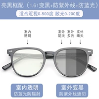 Ярко-черная рамка + 1,61 чернение антисинего света и анти-УФ-пленка [0-500 градусов]