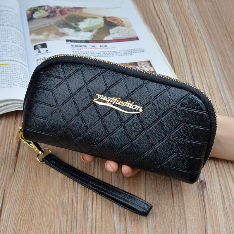 Hand wallet women's long 2019 new zipper large capacity simple fashion mobile phone key coin purse handbag tide