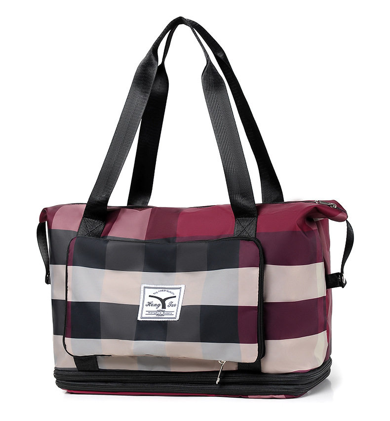 Вместительная и большая портативная сумка для путешествий, сумка через плечо с разделителями, водонепроницаемый чемодан murduras 