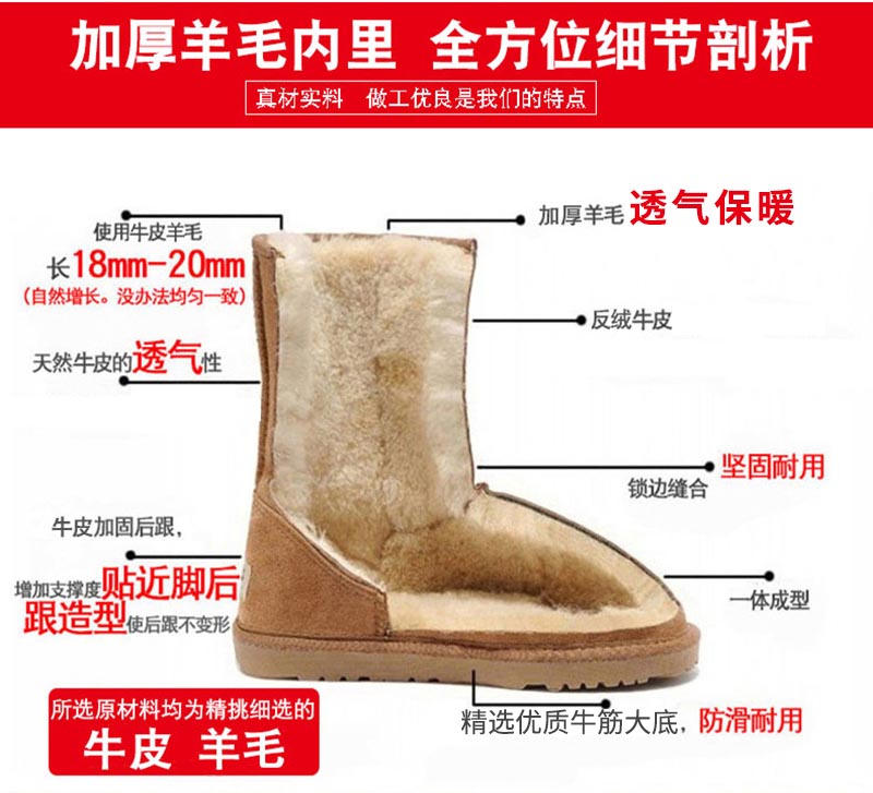 Bottes hiver pour femme en TPR  - Ref 3248108 Image 3