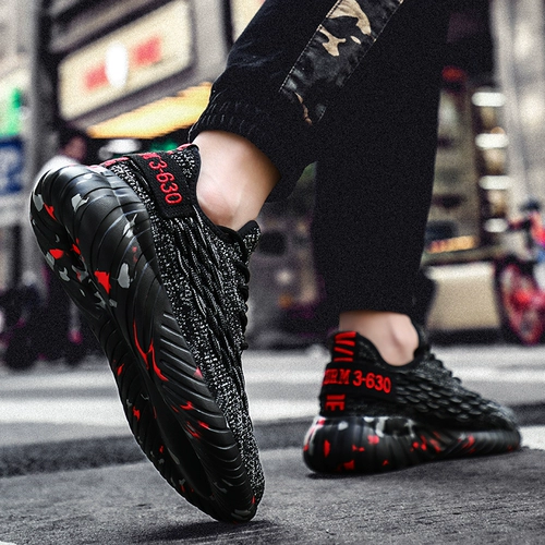 Модные повседневные дышащие кроссовки, созданы по технологии flyknit, большой размер, подходят для подростков, для бега