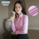 (Одиночная часть 35 юаней) v -neck Порошок наклон