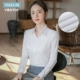(Одиночная часть 35 Юань) V -NECK WHITE FLAT LINE