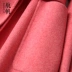 Hangfan cashmere áo khoác nữ hai mặt 100% len dài Slim 2018 thu đông mới phiên bản cao cấp Hàn Quốc áo khoác lót lông nữ Áo len lót đôi