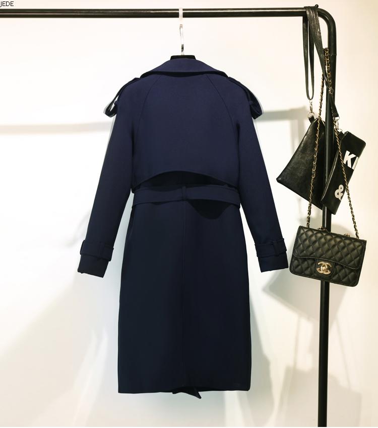 Trench pour femme JEDE en Polyester en Polyester - Ref 3227362 Image 15