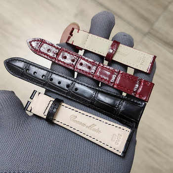 Suitable for Chopard Original Genuine Leather Watch Strap Chopard Classic Diamond Luc Men's and Women's 15 18 20mm16