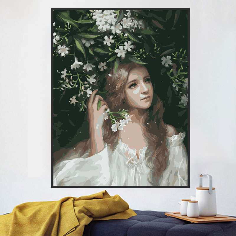 Nuoxuan diy digital oil painting living room watercolor filling decompression adult hand-painted decorative oil painting