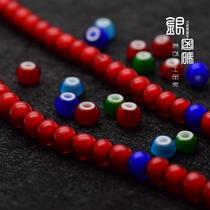 Silver Cryptography High Bridge Our Groom Style Czech Glazed Bead Hand For Antique White Core Old Glazed Pearl DIY Matching