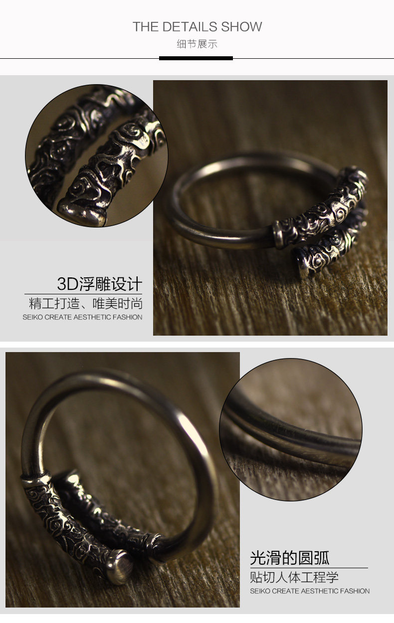 Bague mixte en Argenterie - Ref 3088753 Image 21