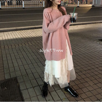 2020 new Hepburn wind light cooked royal sister professional foreign style small fragrant wind can salt sweet sweater two-piece set early autumn