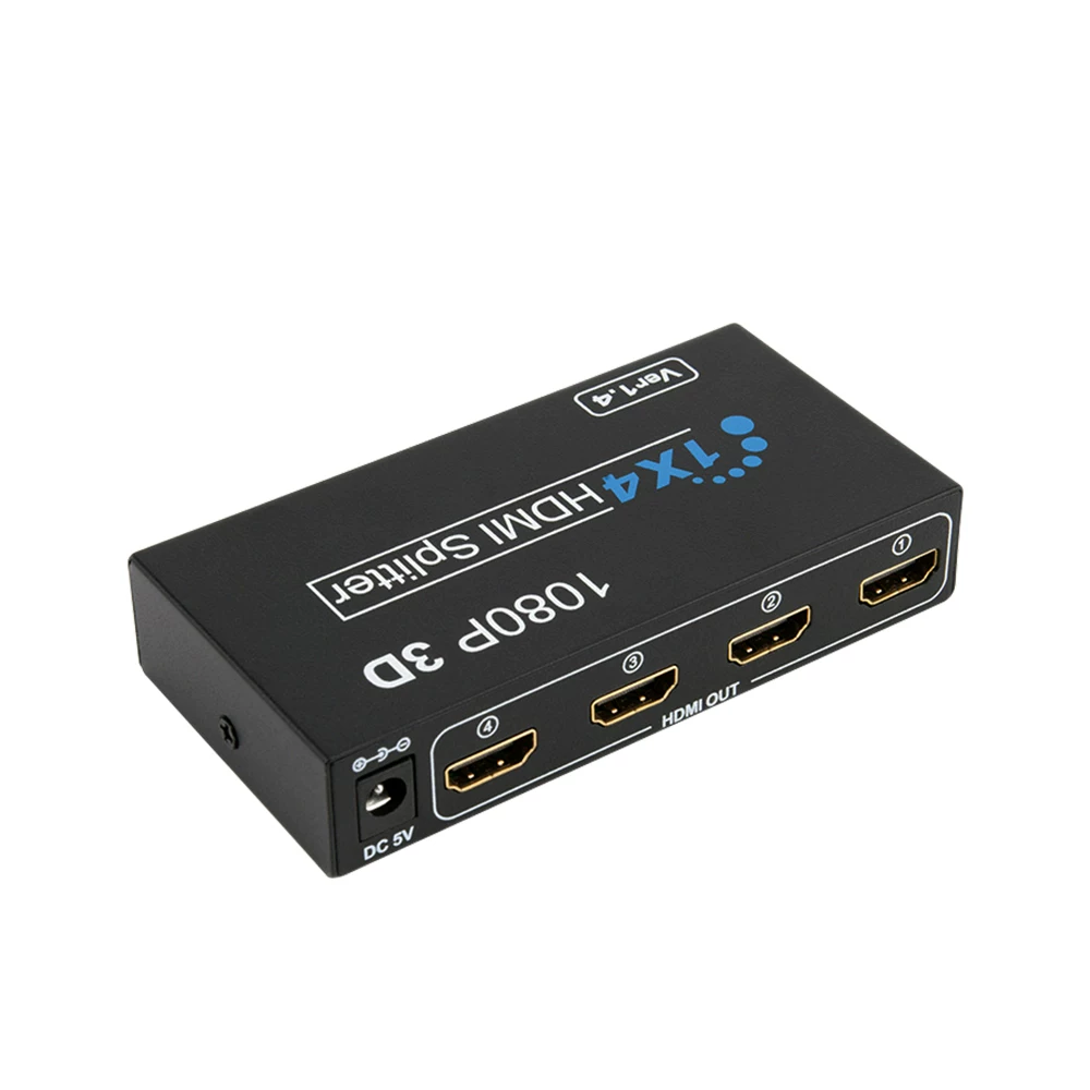 Железная оболочка 4K сплиттер HDMI один к четырем HDMI сплиттер 3D мозг ТВ-приставка дисплей 1080P высокая четкость раздельный экран