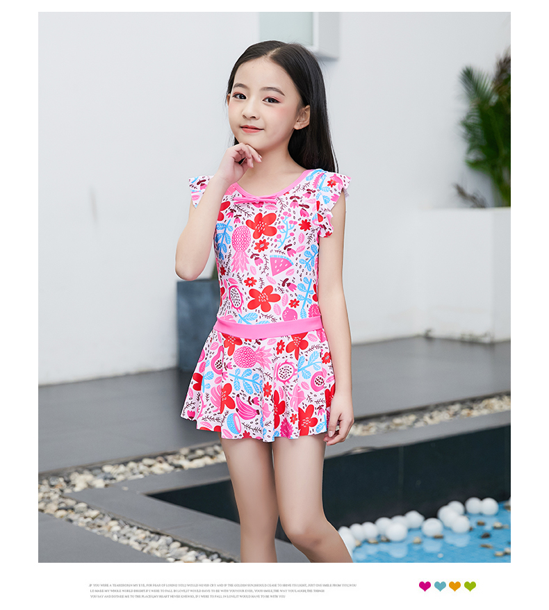 Đồ bơi cho bé gái Phim hoạt hình cho bé Công chúa dễ thương Váy một mảnh Áo tắm cho bé trai - Bộ đồ bơi của Kid đồ bơi tay dài cho bé gái