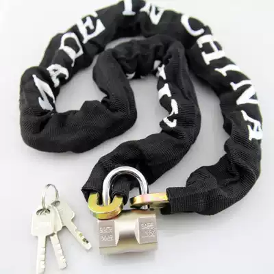 Hammer lock cloth chain chain lock glass door lock anti-theft anti-skid climbing car lock electric car lock locomotive chain lock