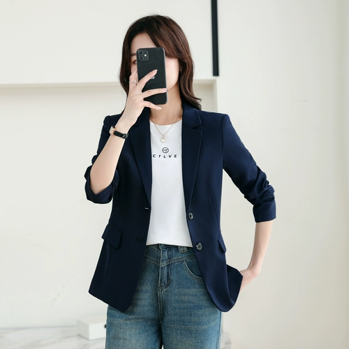 Осенний небольшой пиджак классического кроя, подходит для подростков, яркий броский стиль