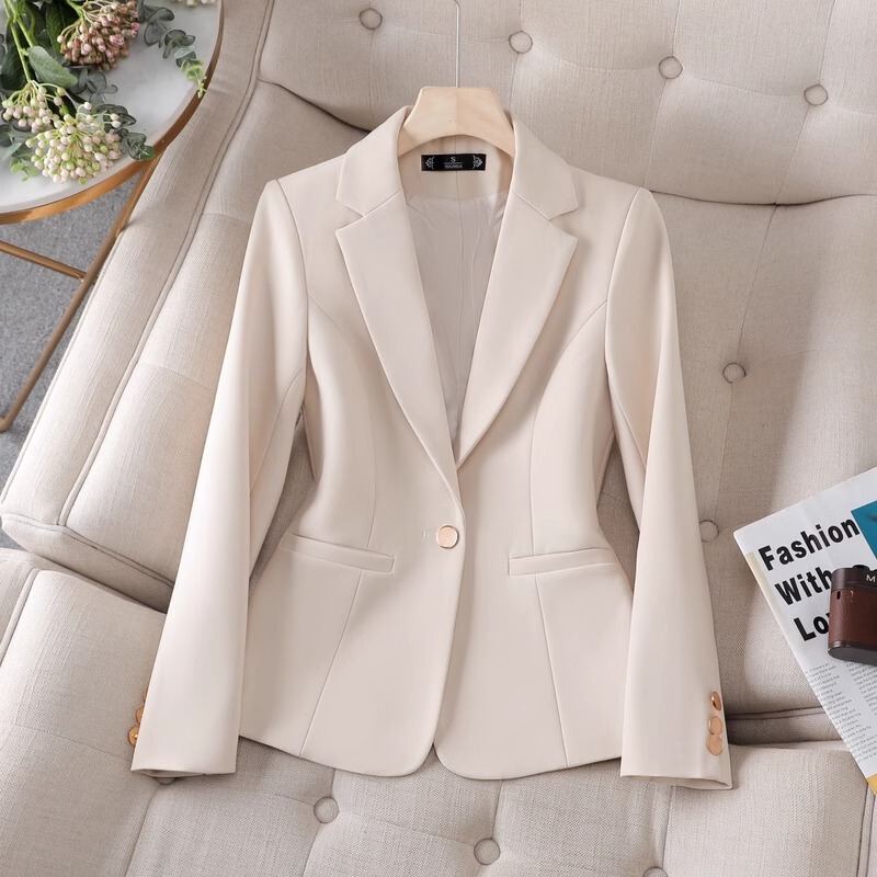 Women's Blazer 2026 Spring and Autumn New Style Professional Elegant High-End Top Petite Short Women's Suit
