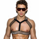 New one-piece bodysuit men's big breast belt ສາຍແອວ HP dance clothes gay bra black lace sexy