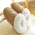 Dép cotton ở nhà lông trong nhà dày cộng với nhung mùa đông ấm áp nhà chống trượt giày nam cotton mùa đông túi với nam Trang chủ