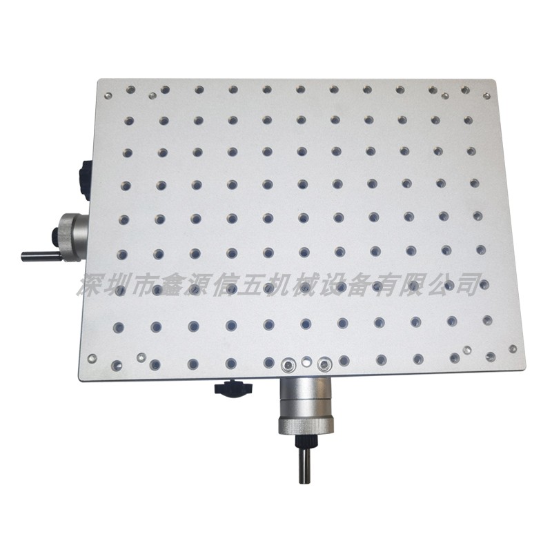 Two-dimensional working table xy displacement platform hand shaking translation table laser engraving machine tool translation bench XY slide table