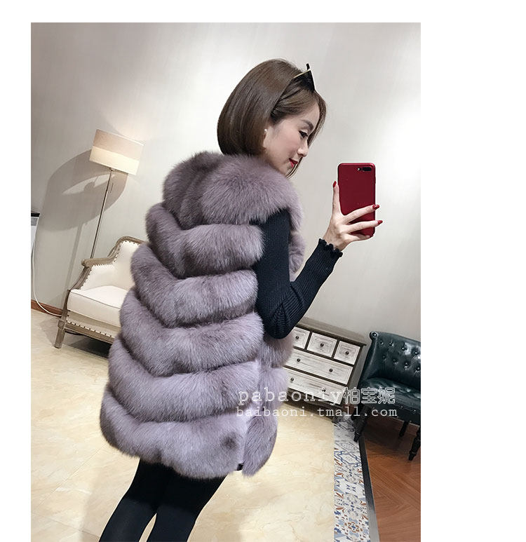 Manteau de fourrure femme PABAONIY    - Ref 3171713 Image 12