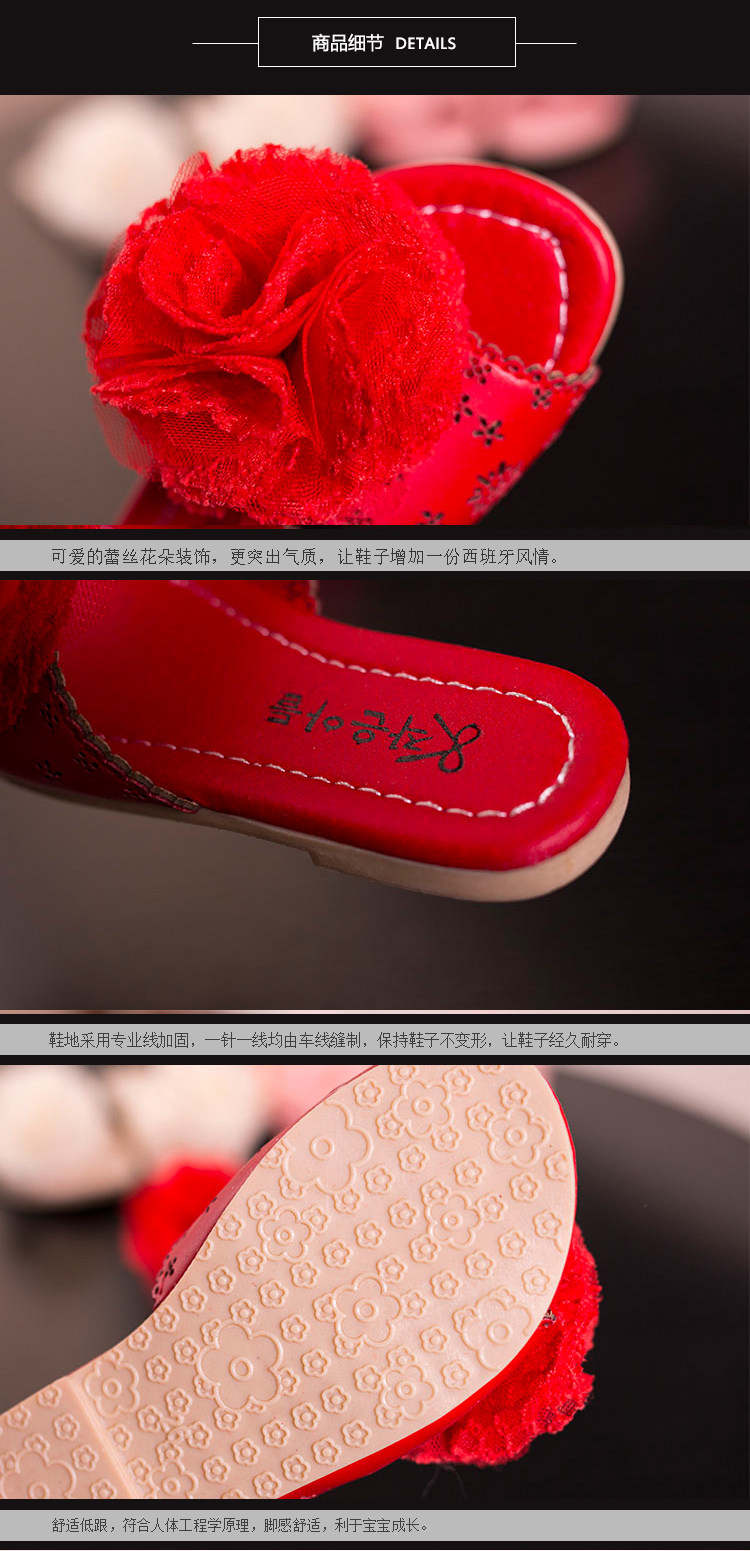 Chaussons enfants en autre pour été - semelle caoutchouc - Ref 1033910 Image 8