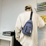 Мужская японская брендовая нагрудная сумка, спортивная сумка на одно плечо, рюкзак, небольшая сумка, тканевая сумка через плечо