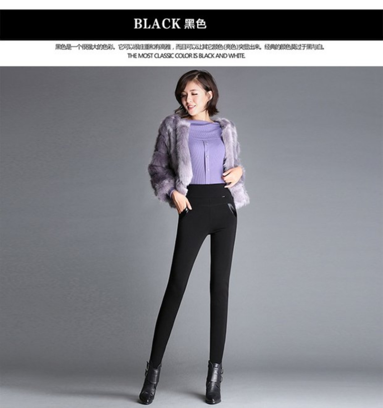 Mùa thu và mùa đông cộng với quần legging nhung dày mặc quần dài của phụ nữ quần rộng cỡ bốn bên chơi quần cạp cao bó sát chân quần áo giữ nhiệt nữ