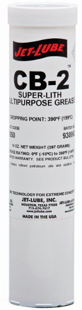 U.S. imports JET-LUBE CB-2 General Lubricants 31050 14oz branch