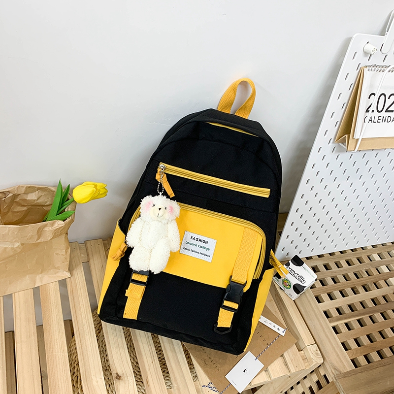 schoolbag Nhật Bản nữ Hàn Quốc phiên bản của Harajuku ulzzang sinh viên đại học trung học ba lô trung học cơ sở incoloruated túi vai