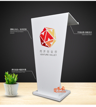 Acrylic Podium Emcee Desk Podium Podium Podium Host Desk European-style welcome desk Reception Desk Consultation Desk