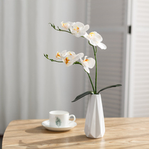 Living room fake flower ornaments decoration dining table bedroom placement pu Phalaenopsis set simulation flower small potted floral decoration