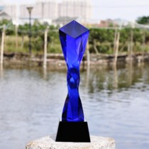 Personality Crystal Trophy Awards Gala Medal Trophy Event Souvenir Making Crystal Customized Excellent Staff Award