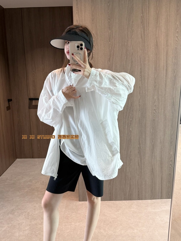 Simple Structured Design, Summer Lightweight Sun Protection Clothing 2026, Loose Fit, Slimming, Versatile Casual Jacket Top