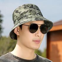 Summer camouflage fishermans hat outdoor travel hat fishing hat mens sun sun hat basin hat military fan sun hat