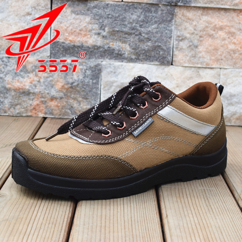 3537 Military use of liberation shoes to army training workplace shoes anti - odor wear - resistant shoes canvas shoes yellow labor shoes