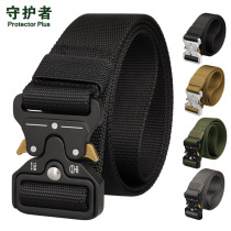 Military fans outdoor Cobra buckle training military training tactical belt belt with riding CS canvas woven belt male