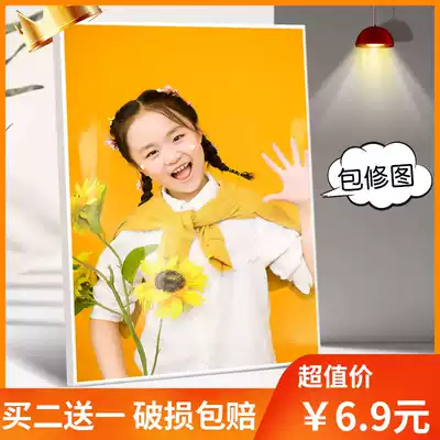 Photo frame set-up custom wash photos made into wall-hanging crystal photo frame couple ornaments made wedding photos Acrylic