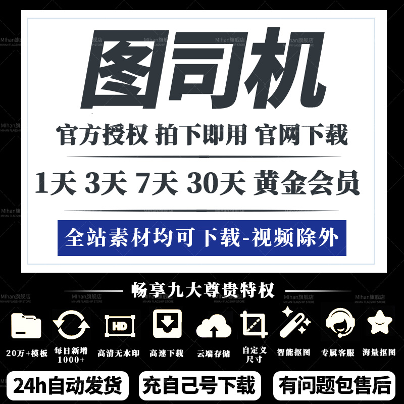 Figure driver design dock member Wu 15307 days vip e-commerce PPT template tool online picture