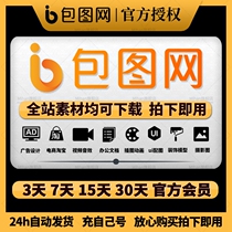 Baotu network VIP member material audio office document video ppt template generation download vipone day exchange code