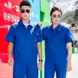 Летний тонкий комбинезон, износостойкая хлопковая униформа медсестры для работы, короткий рукав